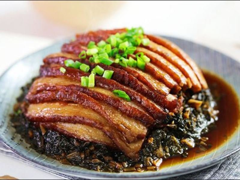 Braised pork belly